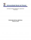 PRODUÇÃO TEXTUAL INDIVIDUAL INTERDISCIPLINAR UNOPAR 7º PERIODO