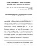 Uma Avaliação das Mudanças no Alinhamento Anterior Inferior de 10 a 20 Anos Pós-Contenção