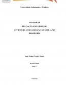 EDUCAÇÃO E DIVERSIDADE ESTRUTURA E ORGANIZAÇÃO DA EDUCAÇÃO BRASILEIRA