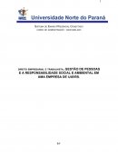 GESTÃO DE PESSOAS E A RESPONSABILIDADE SOCIAL E AMBIENTAL EM UMA EMPRESA DE IJUÍ/RS.