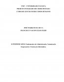 Os Fundamentos da Administração, Comunicação Empresarial e Técnicas de Informática