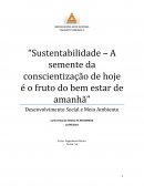 Trabalho de sustentabilidade