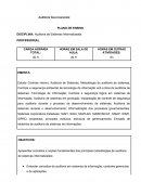 Auditoria de Sistemas Informatizados