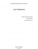 Leis ponderais