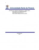Trabalho apresentado ao Curso Bacharel em administração da UNOPAR