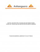 Trabalho Interdisciplinar apresentado ao Curso de Tecnologia em Gestão de Recursos Humanos à Universidade Anhanguera, para a disciplina de Matemática e Processos Gerenciais do 1º Semestre