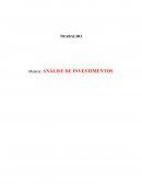 Análise de Investimento