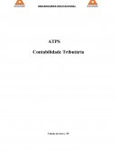 ATPS CONTABILIDADE TRIBUTARIA