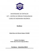 A Diferença é que o grafeno possui uma estrutura hexagonal cujos átomos individuais