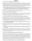 Questionário sobre santo agostinho, sao tomá de aquino, jusnaturalismo e outros