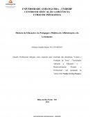 Historia da Educação e da Pedagogia e Didática da Alfabetização e do Letramento