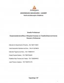 Empreendedorismo/Ética e Relações Humanas no Trabalho/Desenvolvimento Pessoal e Profissional