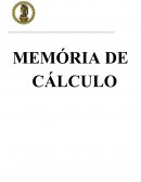 Memória de Calculo