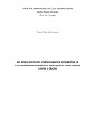 RELATÓRIO DO ESTÁGIO SUPERVISIONADO EM FUNDAMENTOS DE PSICOLOGIA SOCIAL REALIZADO NA ASSOCIAÇÃO DO VOLUNTARIADO CONTRA O CÂNCER