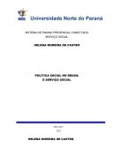 A POLÍTICA SOCIAL NO BRASIL E SERVIÇO SOCIAL