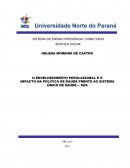 O ENVELHECIMENTO POPULACIONAL E O IMPACTO NA POLÍTICA DE SAÚDE FRENTE AO SISTEMA ÚNICO DE SAÚDE -- SUS