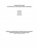 Desafios da Implementação de projetos de governo financiados pelo Banco Interamericano de Desenvolvimento