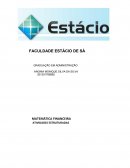 ATIVIDADE ESTRUTRADA DE MATEMATICA FINANCEIRA