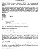 OS ATOS ADMINISTRATIVOS