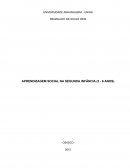 APRENDIZAGEM SOCIAL NA SEGUNDA INFÂNCIA (3 - 6 ANOS)