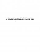 A CONSTITUIÇÃO FRANCESA DE 1791