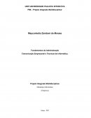 Fundamentos da Administração Comunicação Empresarial e Técnicas de Informática.