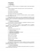 Esquema de planejamento