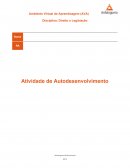 O Autodesenvolvimento Ava Direito e Legislação