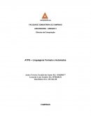 ATPS LINGUAGENS FORMAIS E AUTOMATOS ETAPA 1 E 2