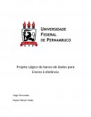 Projeto Lógico do banco de dados para Ensino à distância