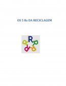 OS 5 Rs DA RECICLAGEM