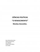 O RENASCIMENTO – NICOLAU SEVCENKO