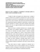 Tendências e contradições da educação pública no Brasil: a crise na universidade e as cotas.