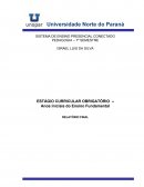 ESTÁGIO CURRICULAR OBRIGATÓRIO  – Anos Iniciais do Ensino Fundamental RELATÓRIO FINAL