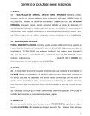 Contrato de Locação