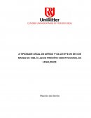 A Tipicidade legal do art 1º da Lei 9613/96 a luz do princípio constitucional da legalidade