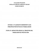 Artigo - O flagrante Desrespeito aos princípios protetivos do trabalhador