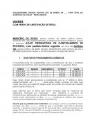 Ação Cancelamento de Protesto contra fazenda pública antes de 90 dias de vencido