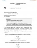 Unidade de aprendizagem: Matemática