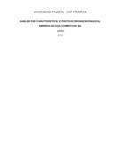 ANÁLISE DAS CARACTERÍSTICAS E PRÁTICAS ORGANIZACIONAIS DA EMPRESA NATURA COSMÉTICOS S/A