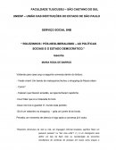 ROLEZINHOS / PÓS-NEOLIBERALISMO – AS POLÍTICAS SOCIAIS E O ESTADO DEMOCRÁTICO.”