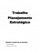 Trabalho Planejamento Estratégico