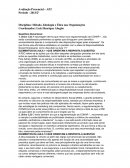 Método, Ideologia e Ética nas Organizações AP2 2013.2
