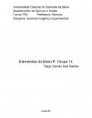 Química Inorgânica ExperimentalI