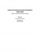 A REGRA-MATRIZ DE INCIDÊNCIA, OBRIGAÇÃO TRIBUTÁRIA E SUJEIÇÃO PASSIVA