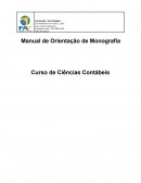 O MANUAL DE MONOGRAFIA