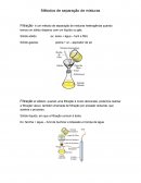 Métodos de Separação de Misturas