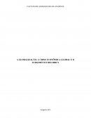 A GLOBALIZAÇÃO, A CRISE ECONÔMICA GLOBAL E O SURGIMENTO DOS BRICS