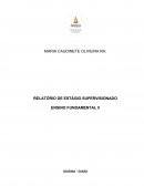 RELATÓRIO DE ESTÁGIO SUPERVISIONADO ENSINO FUNDAMENTAL II