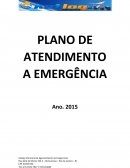 PLANO DE ATENDIMENTO A EMERGÊNCIA